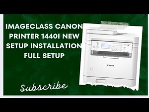 Canon printer image class 1440I new setup installation unboxing review
