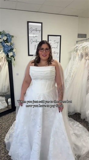 The good news is ALL gowns at Blue Bridal are under 2k!... #Shorts #snbbbridal