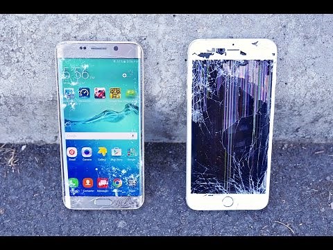 Samsung Galaxy S6 Edge Plus VS iPhone 6 Plus Drop Test!
