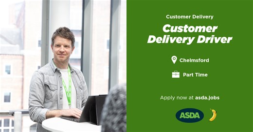 Asda Jobs | Vacancy: Customer Delivery Driver, Chelmsford