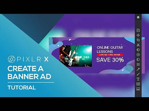 How to Create a Banner Ad | Pixlr X