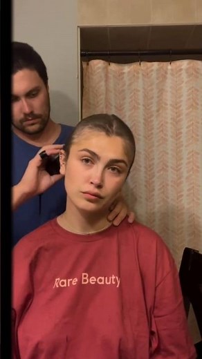 Cutting All My Hair Off! Emotional Transformation #shorts