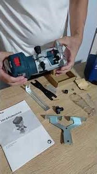 Unboxing Router Fresadora Bosch GLf 18-8