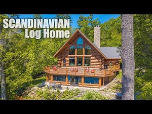 Scandinavian Full Scribe Log Home