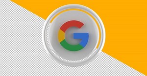 Rotating Google Logo 3D - 4K alpha