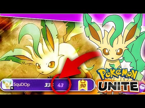 Leafeon 45 KILLS🔥 INSANE GAMEPLAY 😎🔥 || Pokemon Unite Leafeon Gameplay