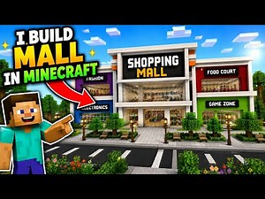 Can I Build the Biggest Shopping Mall in Minecraft? 🤯