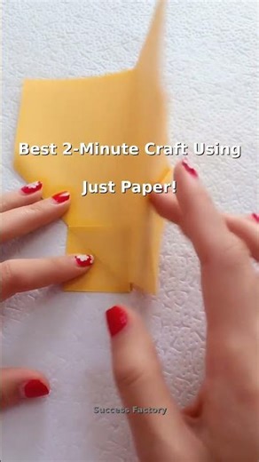 Best 2-Minute Craft Using Just Paper!