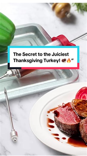 Juiciest Thanksgiving Turkey with Grill Bump Injector