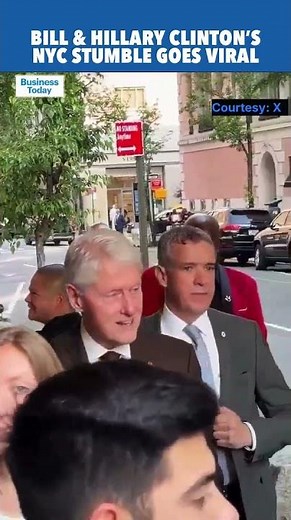 #Shorts Bill Clinton Stumbles In NYC: Viral Video Raises Health Concerns