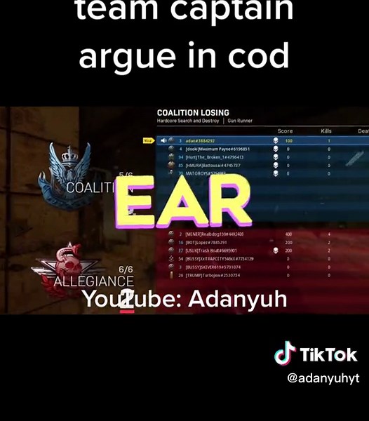 Team Captain Arguing in COD - Funny COD Clips