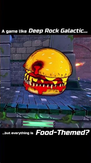 A Game Like Deep Rock Galactic - But Everything Is Food?! #shorts #gamedev #gaming #indiegames