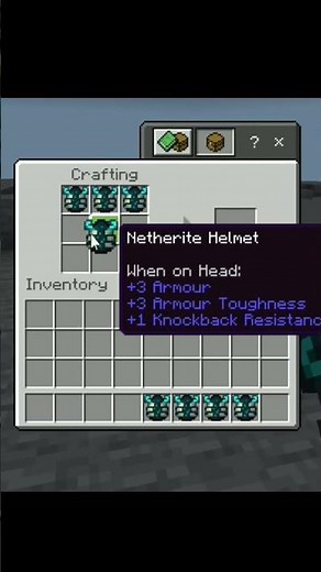 Minecraft me Craft a Warden head helmet 🪖#minecraft