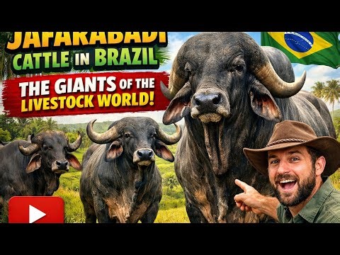 “Jafarabadi Cattle in Brazil | The Giants of the Livestock World”