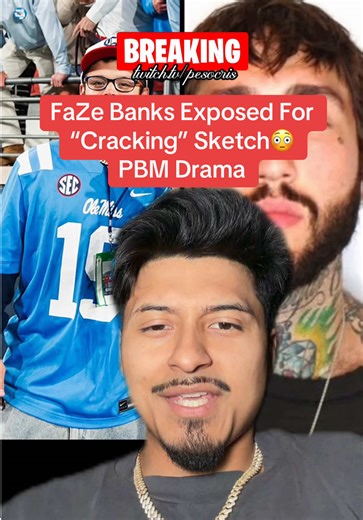 Faze Banks is getting exposed for allegedly cracking Sketch 😳 Is this the PBM machine at work or is it true? #pesocris #sketch #fazebanks #plaqueboymax #chisme