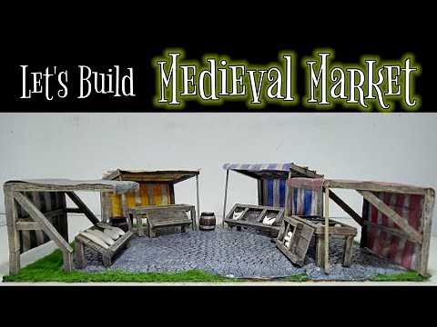 DIY Medieval Market Tutorial: Building Realistic Wooden Stalls