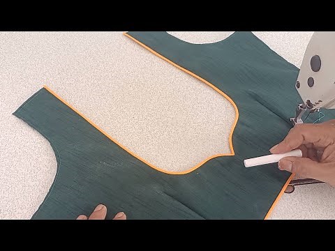 designer easy latest blouse design || new model blouse back neckdesign cutting and stitching easy