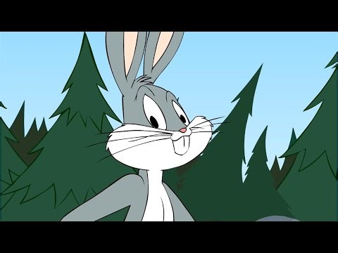 Free likes video: Bugs Bunny pees in the urinal