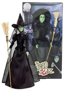 Wizard of Oz Characters Barbie Collector Wicked Witch of the West Doll