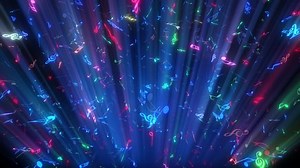 Seamless Animation Colorful Musical Notes Music Stock Footage Video (100% Royalty-free) 21003346 | Shutterstock