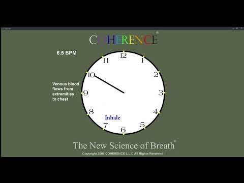 COHERENCE Clock Series: 6.5 Breaths Per Minute