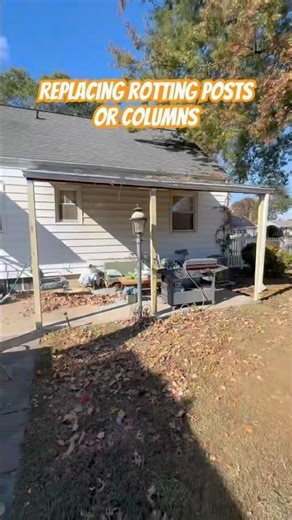 Replacing Rotting Posts #diy #constructionchannel #post #replacement #howto #stepbystep #trending