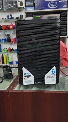 QSC CP8 and Montarbo B108. #soundcheck #montarbo #qsc #proaudio #activespeaker #soundsquare #audio