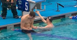 WATCH: NC State swimmer defends teammate after DQ for 'dumbest rule in swimming'