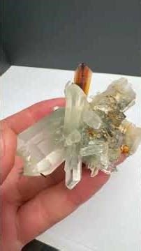 Brookite with Chlorine Quartz – Pakistan | Fine Art Minerals | Brookite |