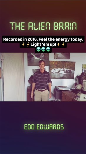 Edd Edwards on Instagram: "You'll feel the energy from his videos no matter when Edd recorded them. This one from 2016 is a great demonstration of The Alien Brain's abilities. Edd's brain is scientifically proven to operate on all four levels of consciousness at once. This along with other science proven studies is why Edd is an anomaly amongst the anomalies. Join Edd live on Zoom 4x a week and get supercharged! Don't forget, we are beings of unlimited potential. I'm here to help you remember th