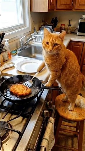 Chef cat 🐈😀👍🏻