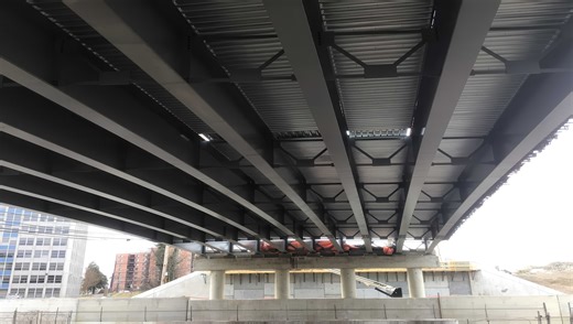 Purple Line nears 90 percent completion as Spring Street bridge work slips