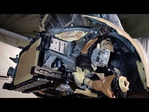 2025 Lexus ES300h - Factory touch-up and wax prep.