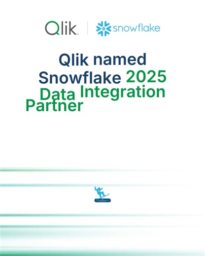 We’re proud to share that Qlik has been named Snowflake’s 2025 Data Integration Partner of the Year!  This recognition celebrates what Qlik and Snowflake Inc. customers can achieve together and the future we’re building in the AI Data Cloud. Learn more: https://bit.ly/3HpAd2x | Qlik | Facebook