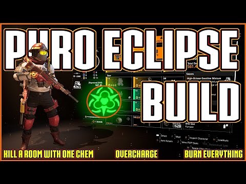 The Division 2 | The Pyro Eclipse Build | Kill multiple Heroics With One Chem!