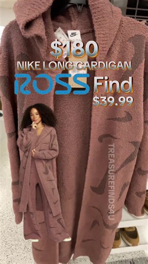 Can’t believe I found another one! @Ross Dress for Less #rossfinds #ross #rossdressforless #nike #cardigan
