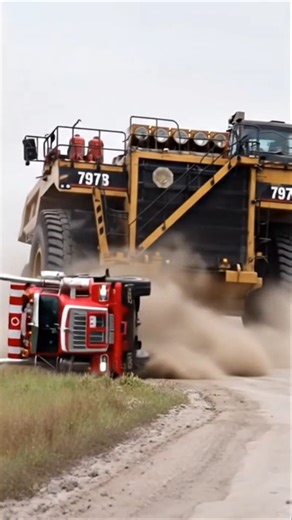 Overloaded! Watch This Massive Transporter Tip Over on a Curve!