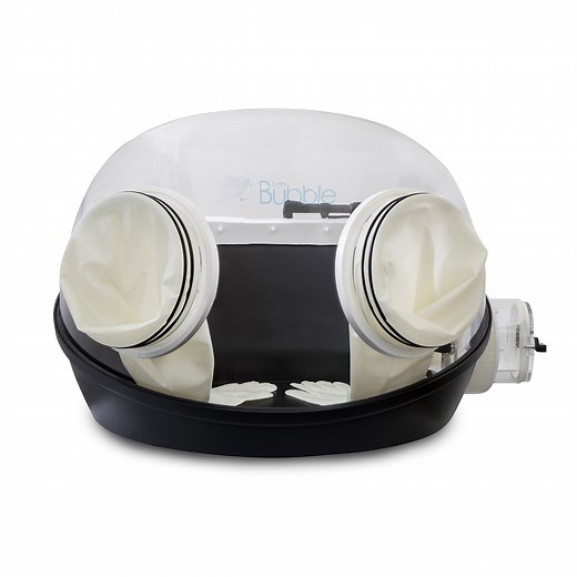 Portable Laboratory Glove Box | Bench Mounted Enclosure | Glove Bubble