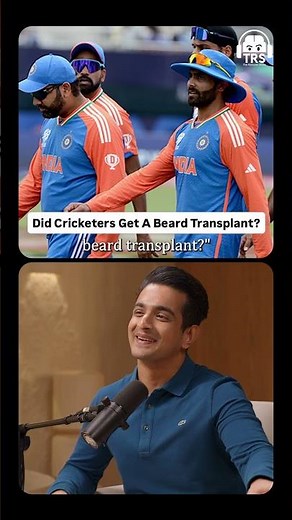 Do Cricketers Really Get Beard Transplants? #shorts