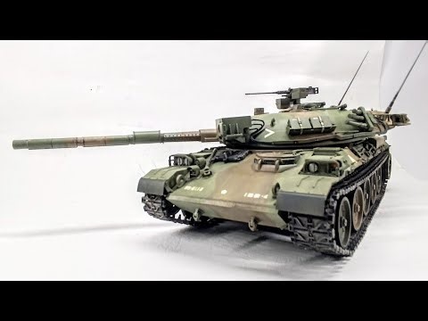 Hobby JAPAN 1/35. JGSDF Type 74 Tank Full build