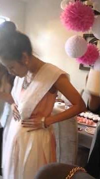 Bridal Shower Wedding Gown DIY with toilet paper game competition