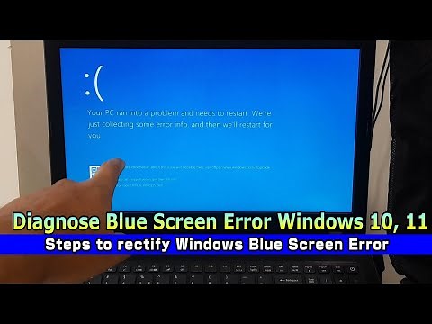 Diagnose Blue Screen Error Windows 10, 11 | Steps to rectify Windows Blue Screen Error