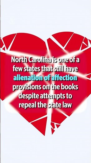 What is NC's alienation of affection law?