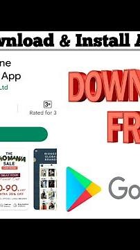 How to Download and Install AJIO Online Shopping app | Techno Logic | 2023