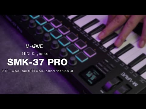 M-VAVE SMK-37 PRO PITCH and MOD Wheel Calibration Tutorial