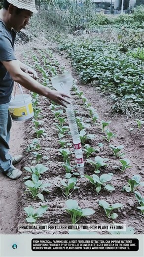 Practical Root Fertilizer Bottle tool for plant feeding #tools
