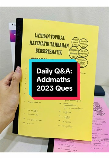 Essential Add Maths Questions for Terengganu SPM 2023