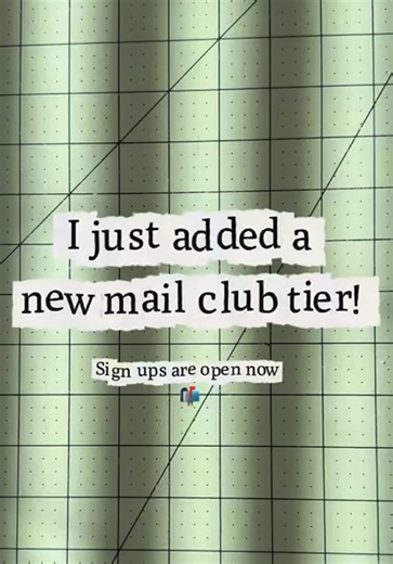 I just added a new Mail Club tier 💌 Choose the $8 Art Letter or the $12 Full Mail Club. Sign ups are open now for April mail! #mailclub #linocutprint #snailmail #printmaking