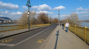 Walking Budapest’s Streets to a Scenic Bridge View