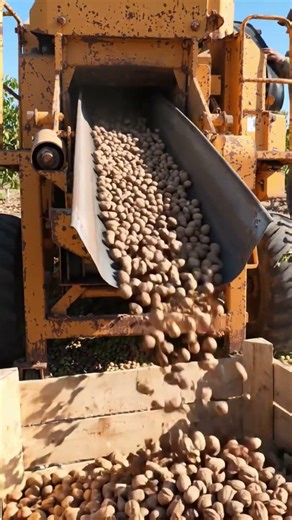 Walnut planter machine #walnuttree #walnut #farming